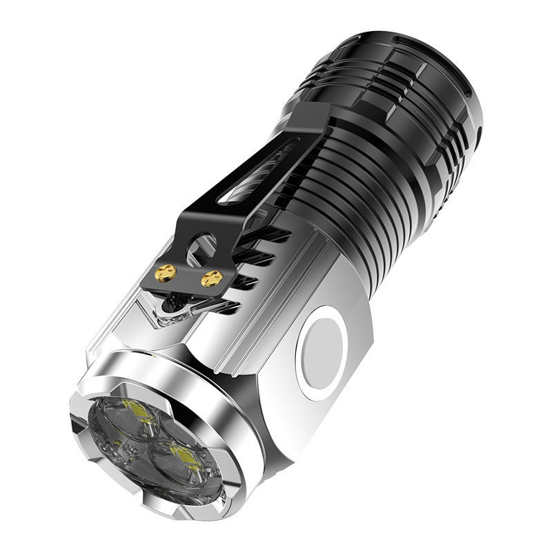 Mini Flashlight – Triple LED “Small Steel Cannon”
