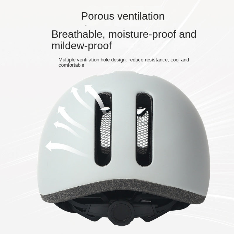 Urban Cycling Helmet with Visor – Lightweight One-Piece Shell for Bike, Scooter & Roller Skating