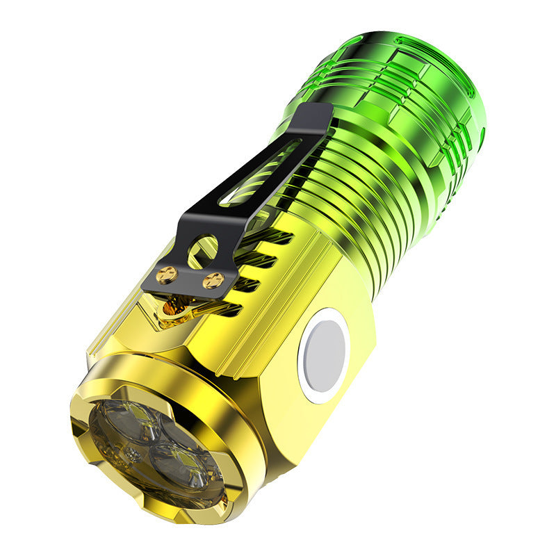 Mini Flashlight – Triple LED “Small Steel Cannon”