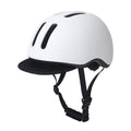 Urban Cycling Helmet with Visor – Lightweight One-Piece Shell for Bike, Scooter & Roller Skating