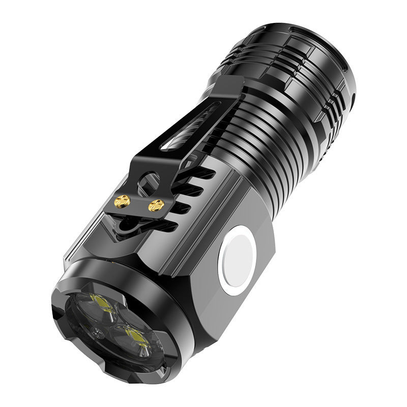 Mini Flashlight – Triple LED “Small Steel Cannon”
